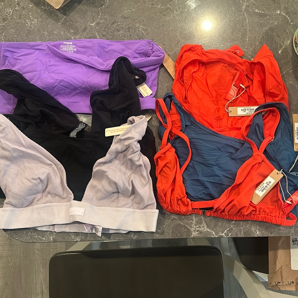 Lot of Skims bras and bodysuit